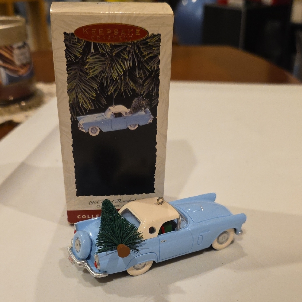 3rd In Series, Classic American Cars 1956 Ford Thunderbird Ornament